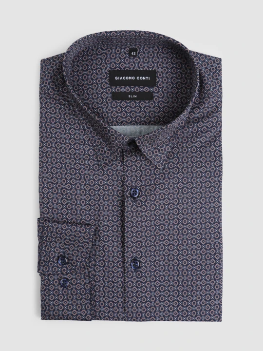 Zdjęcie produktu Koszula SIMONE 01859B75HSA Giacomo Conti granatowy