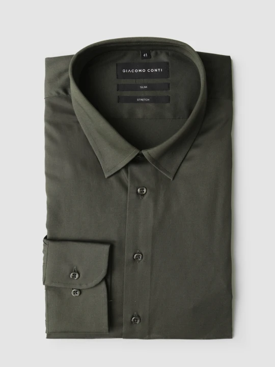 Zdjęcie produktu Koszula SIMONE Slim 01421B60GSA Giacomo Conti zielony