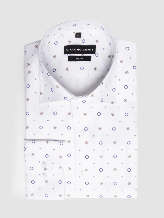 Zdjęcie produktu Koszula SIMONE slim 01553B00MSA Giacomo Conti bialy
