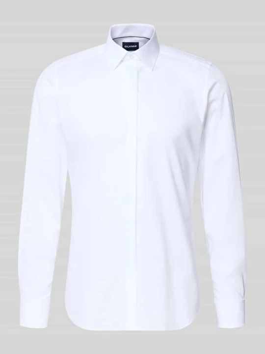 Zdjęcie produktu Koszula smokingowa o kroju slim fit z bawełny z dodatkiem streczu OLYMP Level 5 Biały