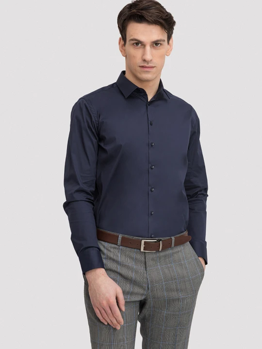 Zdjęcie produktu Koszula STEVEN 01401C75GSA Giacomo Conti granatowy