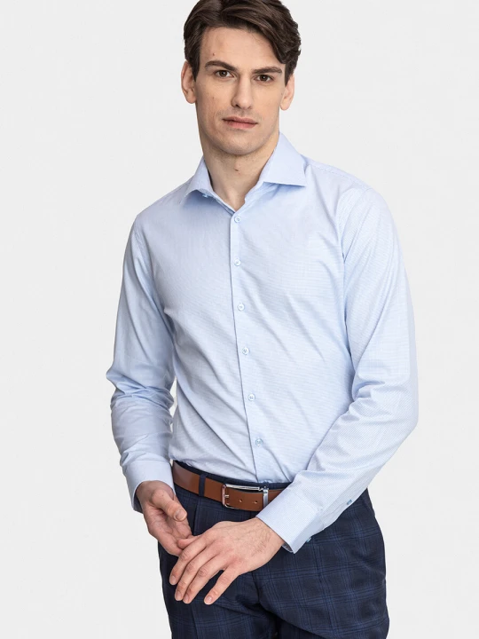 Zdjęcie produktu Koszula STEVEN 01823C65MSA Giacomo Conti blekitny