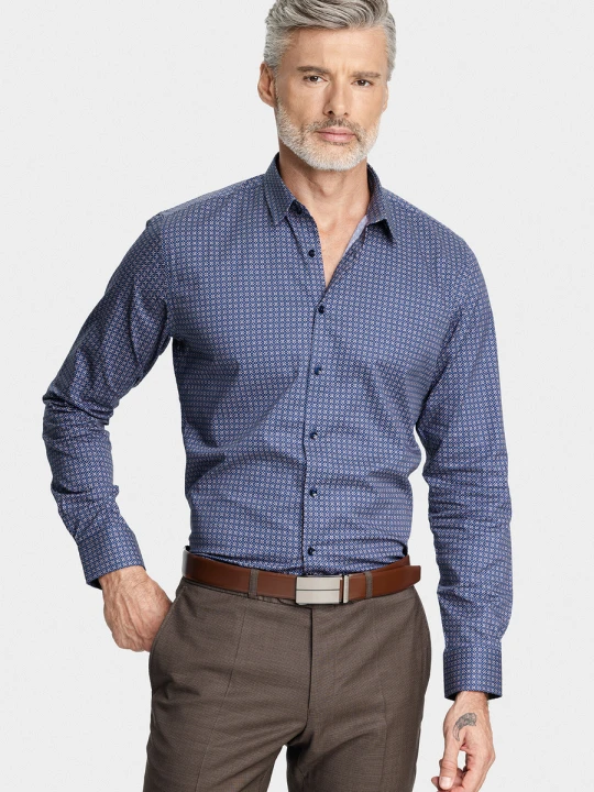 Zdjęcie produktu Koszula STEVEN 01872D75HSA Giacomo Conti granatowy