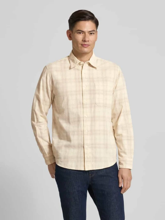 Zdjęcie produktu Koszula sztruksowa o kroju regular fit z czystej bawełny model ‘CORD’ Selected Homme Złamany biały