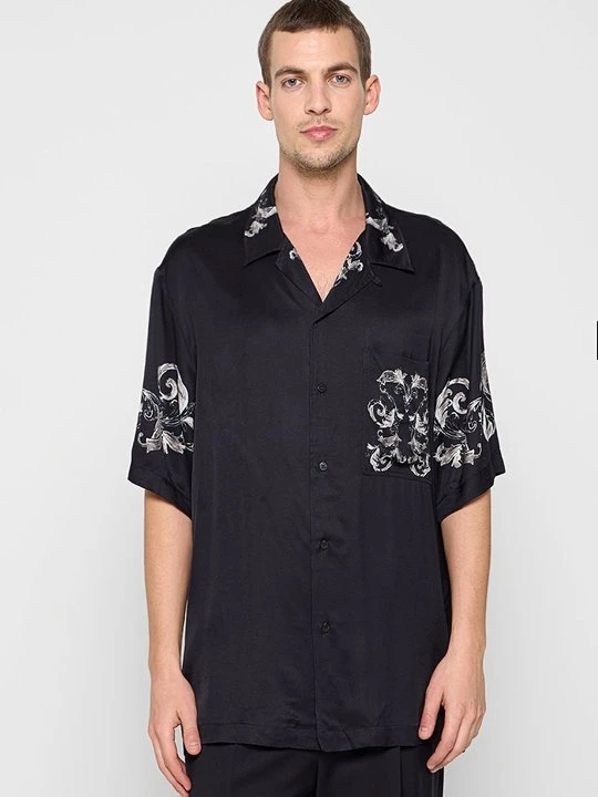 Zdjęcie produktu Koszula Versace Jeans Couture czarny melanż