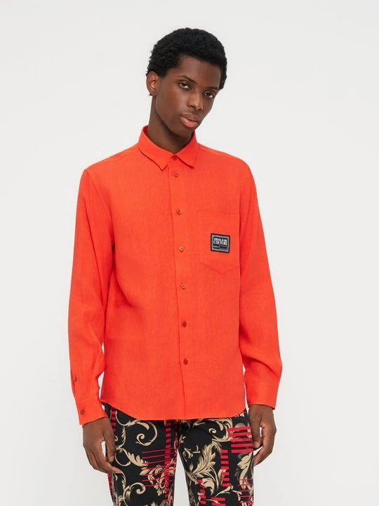 Zdjęcie produktu Koszula Versace Jeans Couture pomarańczowy