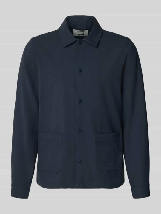 Zdjęcie produktu Koszula wierzchnia z dodatkiem wiskozy model 'ARTO' Casual Friday Granatowy