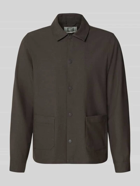 Zdjęcie produktu Koszula wierzchnia z dodatkiem wiskozy model 'ARTO' Casual Friday Średniobrązowy