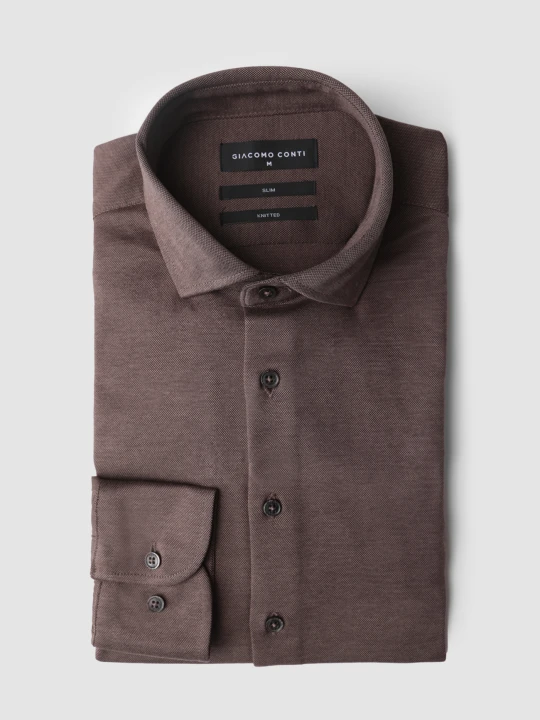 Zdjęcie produktu Koszula XAVIERO 01908A80LSA Giacomo Conti brazowy