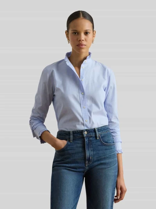 Zdjęcie produktu Koszula z długim rękawem z czystej bawełny o kroju regular fit Lauren Ralph Lauren Jasnoniebieski