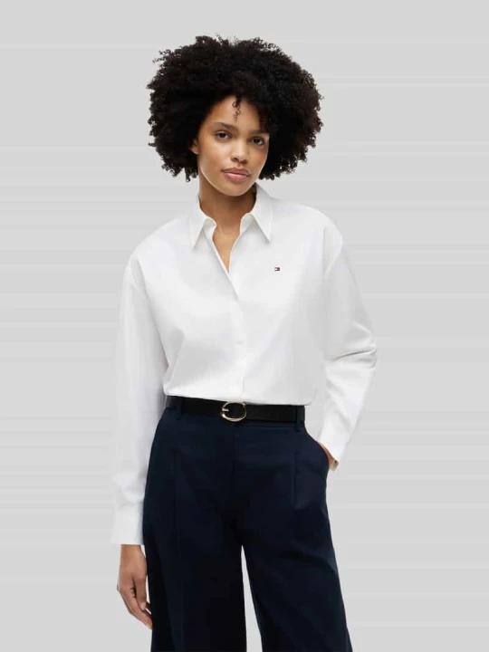 Zdjęcie produktu Koszula z długim rękawem z czystej bawełny o kroju regular fit Tommy Hilfiger Biały