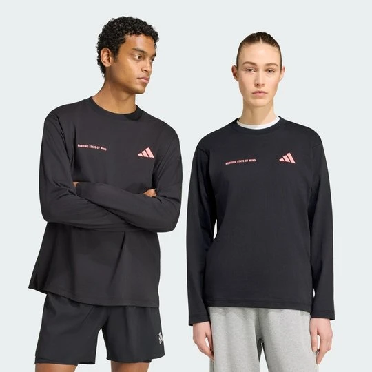 Zdjęcie produktu Koszula z długimi rękawami do biegania adi365 Running Community Culture Adidas czarny