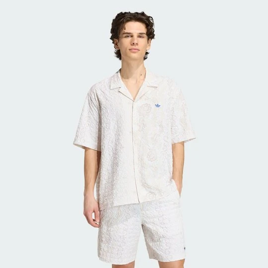 Zdjęcie produktu Koszula z kory z nadrukiem Resort Adidas Off White