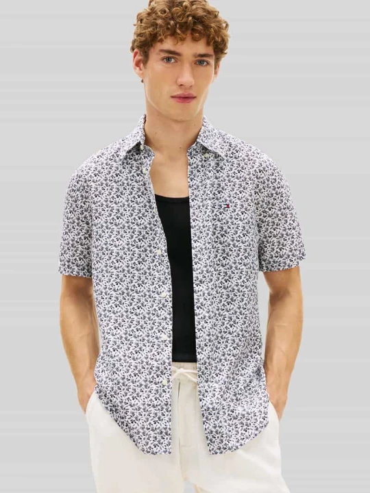 Zdjęcie produktu Koszula z krótkim rękawem, krój regular fit Tommy Hilfiger Złamany biały
