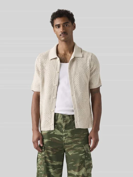 Zdjęcie produktu Koszula z krótkim rękawem o kroju regular fit z bawełnianej dzianiny Levi's Złamany biały