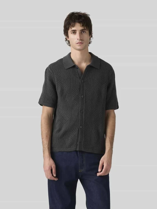 Zdjęcie produktu Koszula z krótkim rękawem o kroju regular fit z czystej bawełny Levi's Czarny