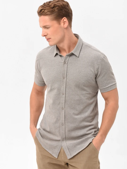 Zdjęcie produktu Koszula z krótkim rękawem, Slim Fit, C-XEWIR Volcano 702M