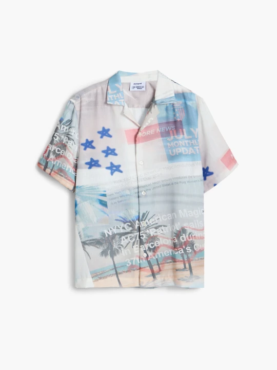 Zdjęcie produktu Koszula z nadrukiem American Magic Desigual biały