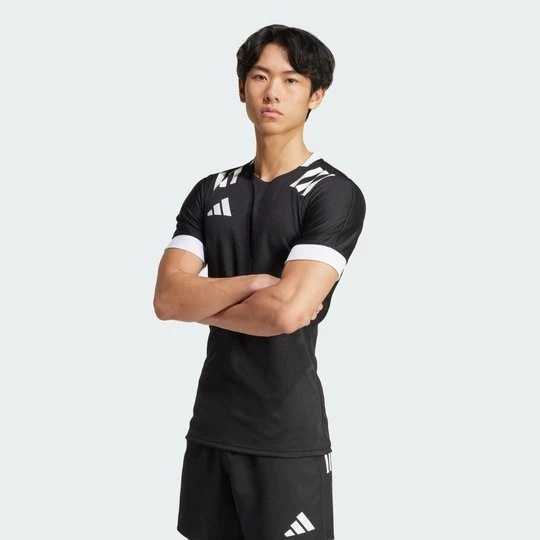 Zdjęcie produktu Koszulka 3-Stripes Fitted Jersey Adidas