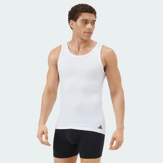 Zdjęcie produktu Koszulka Active Flex Cotton Tank Top 2-Pack Underwear Adidas biały