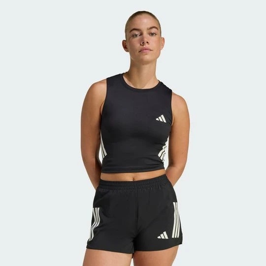 Zdjęcie produktu Koszulka adi365 Iconic Running Crop Tank Adidas czarny