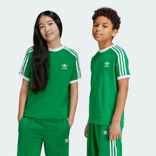 Zdjęcie produktu Koszulka Adicolor 3-Stripes Kids Adidas zielony