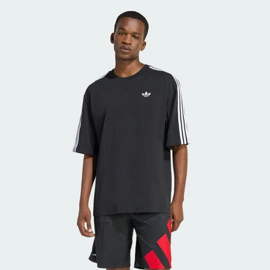 Zdjęcie produktu KOSZULKA ADICOLOR 3-STRIPES OVERSIZED Adidas czarny