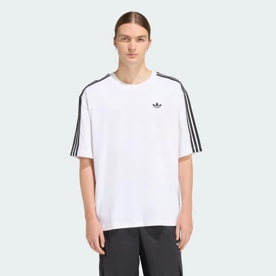Zdjęcie produktu KOSZULKA ADICOLOR 3-STRIPES OVERSIZED Adidas biały