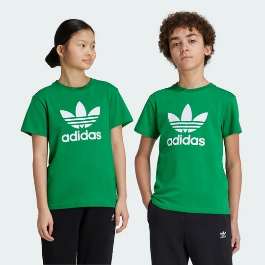 Zdjęcie produktu Koszulka Adicolor Trefoil Kids Adidas zielony