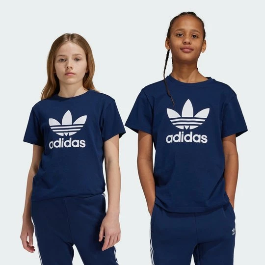 Zdjęcie produktu Koszulka Adicolor Trefoil Kids Adidas Night Indigo