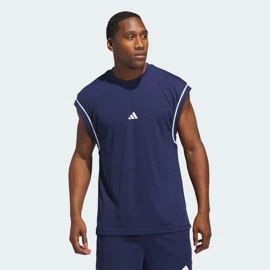 Zdjęcie produktu Koszulka adidas Basketball All-World Sleeveless Tank niebieski