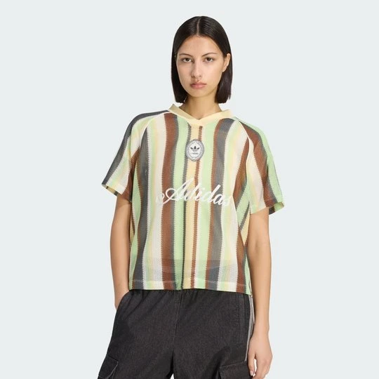 Zdjęcie produktu KOSZULKA ADIDAS ORIGINALS SUMMER GLOW O OBSZERNYM KROJU Z DZIANINY żółty