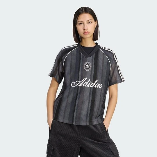 Zdjęcie produktu KOSZULKA ADIDAS ORIGINALS SUMMER GLOW O OBSZERNYM KROJU Z DZIANINY czarny