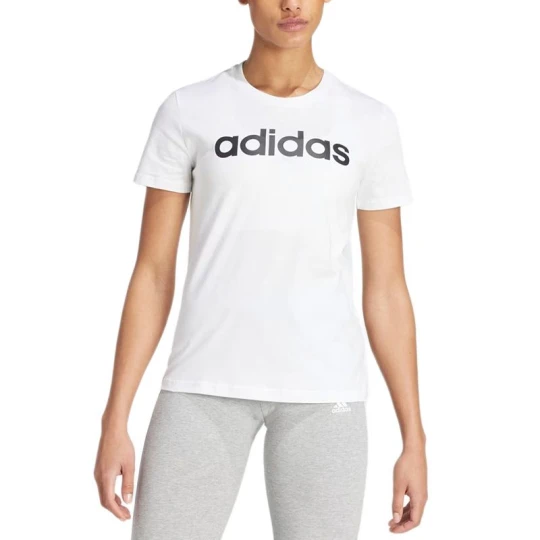 Zdjęcie produktu Koszulka adidas Sportswear Loungwear Essentials Slim Logo GL0768 - biała