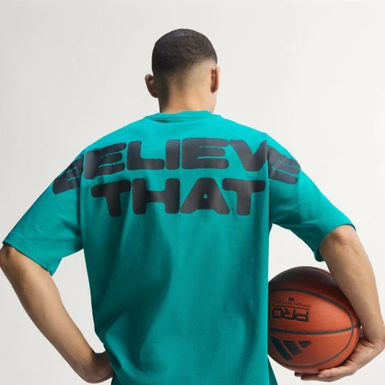 Zdjęcie produktu KOSZULKA ANTHONY EDWARDS BELIEVE THAT Adidas Equipment Green