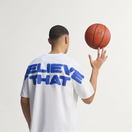 Zdjęcie produktu KOSZULKA ANTHONY EDWARDS BELIEVE THAT Adidas biały