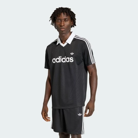 Zdjęcie produktu KOSZULKA ARCHIVE COLLAR ENGINEERED JERSEY Adidas czarny