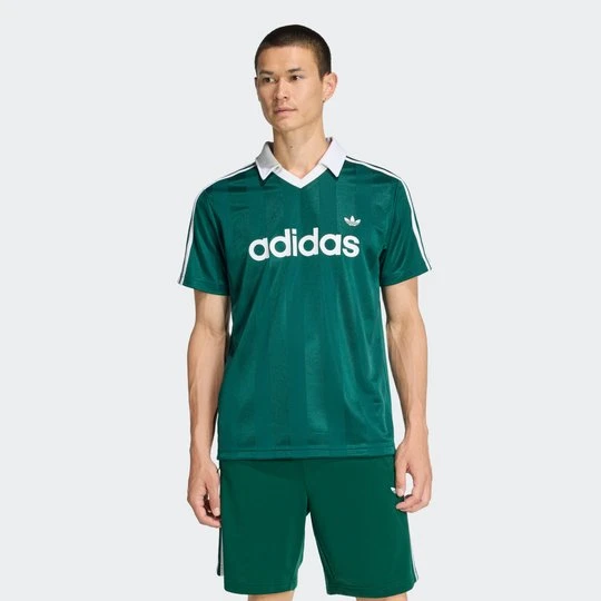 Zdjęcie produktu KOSZULKA ARCHIVE COLLAR ENGINEERED JERSEY Adidas Collegiate Green