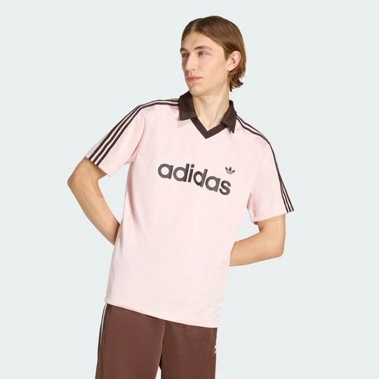 Zdjęcie produktu KOSZULKA ARCHIVE COLLAR ENGINEERED JERSEY Adidas Sandy Pink