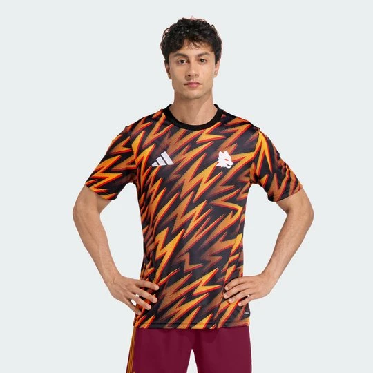 Zdjęcie produktu Koszulka AS Roma 25 / 26 Pre-Match Adidas czarny