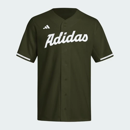 Zdjęcie produktu Koszulka bawełniana Dugout z zapięciem na guziki na całej długości Adidas Night Cargo