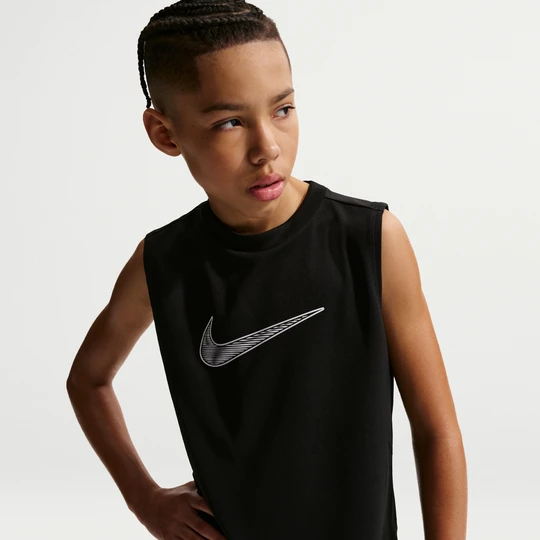 Zdjęcie produktu Koszulka bez rękawów dla dużych dzieci (chłopców) Dri-FIT Nike Multi - Czerń