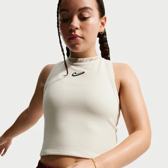 Zdjęcie produktu Koszulka bez rękawów dla dużych dzieci (dziewcząt) Nike Dri-FIT - Brązowy