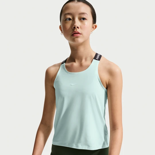 Zdjęcie produktu Koszulka bez rękawów dla dużych dzieci (dziewcząt) Nike Pro Dri-FIT - Zieleń
