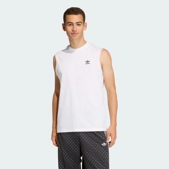 Zdjęcie produktu KOSZULKA BEZ RĘKAWÓW TREFOIL ESSENTIALS Adidas biały