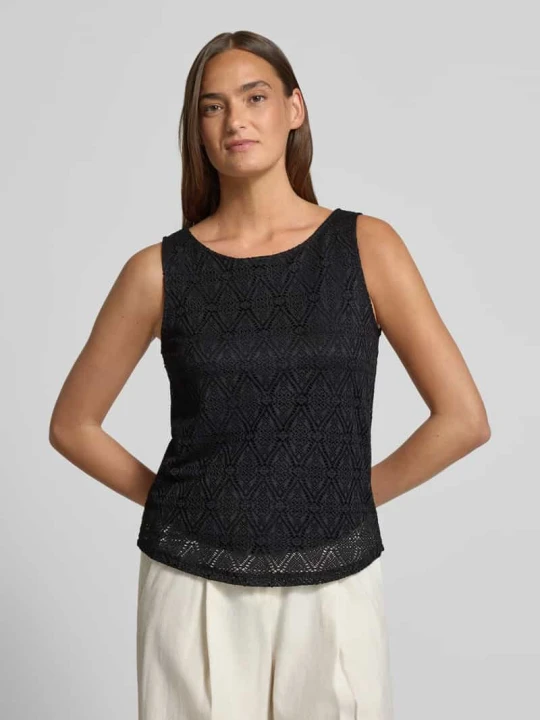 Zdjęcie produktu Koszulka bez rękawów w kroju regular fit model 'MAYA' Vero Moda Czarny