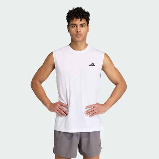 Zdjęcie produktu KOSZULKA BEZ RĘKAWÓW WORKOUT ESSENTIALS FEELREADY Adidas biały