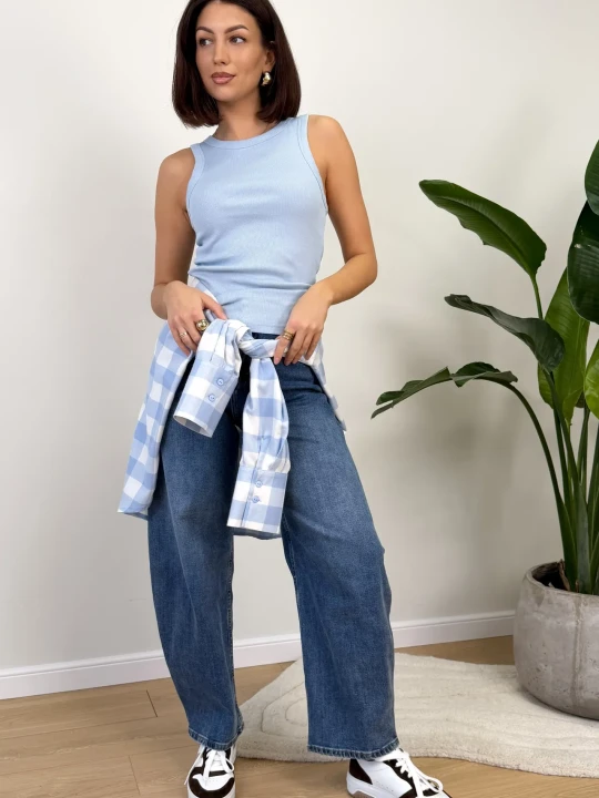 Zdjęcie produktu Koszulka Bokserka Niebieska Noti ClothStore