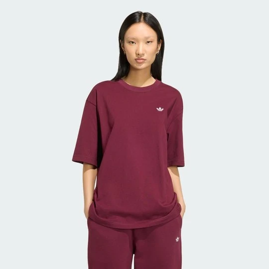 Zdjęcie produktu Koszulka Boyfriend Essentials Adidas bordowy