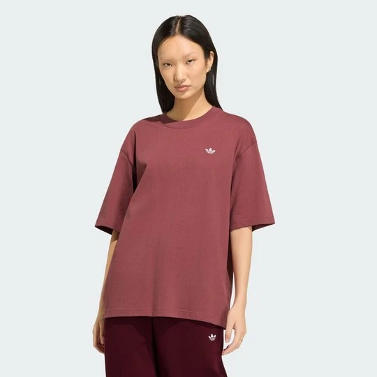 Zdjęcie produktu Koszulka Boyfriend Essentials Adidas Burgundy